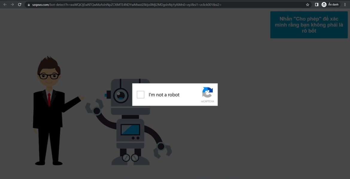 Website bị chuyển hướng sang trang quảng cáo lạ