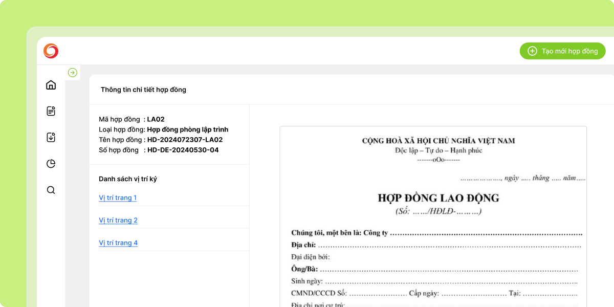 Ký hợp đồng trực tuyến
